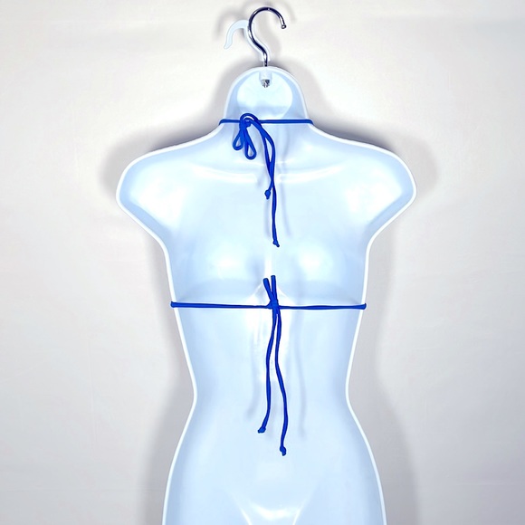 O’Neill Bikini Top Swim Suit Size Small Blue and White - Picture 3 of 4